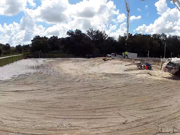 Scenic pond on lot